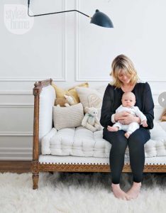 Monochromatic Nursery designed by Bijou and Boheme's Christine Dovey