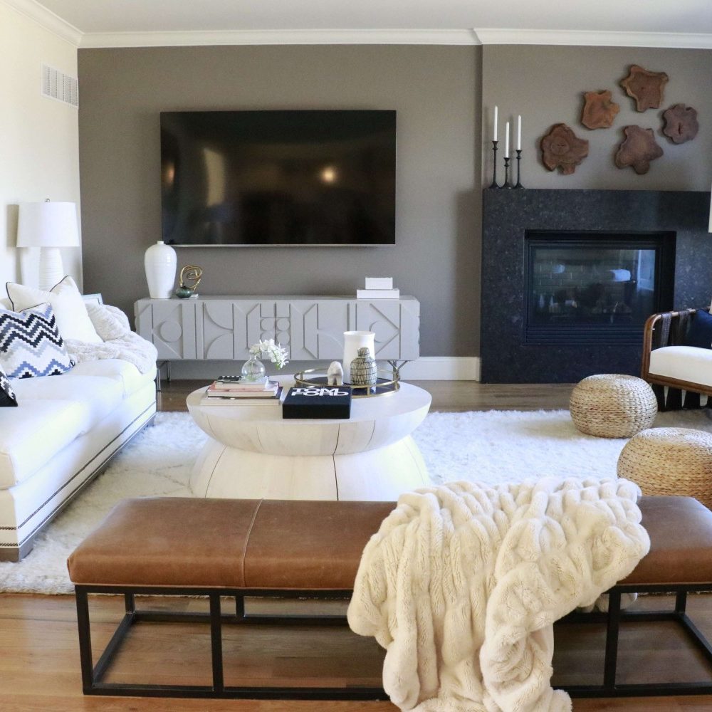 FAMILY ROOM INTERIOR DESIGN GALLERY - st louis moCure Design Group